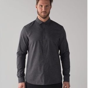 Lululemon Mens City Slate Snap Button-down Shirt Medium